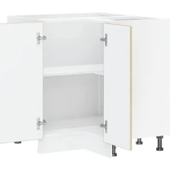 vidaXL Armarios Y Almacenamiento-Mueble bajo esquina de cocina Lucca madera reconstituida