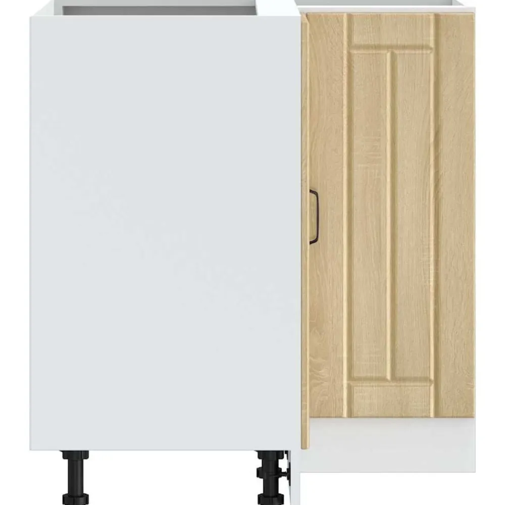 vidaXL Armarios Y Almacenamiento-Mueble bajo esquina de cocina Lucca madera reconstituida