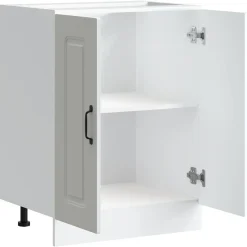vidaXL Mueble bajo para fregadero Kalmar 60x46x81,5 cm Blanco New