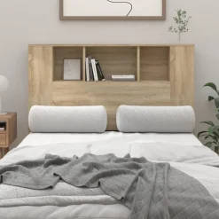 vidaXL Mueble cabecero color 120x18,5x102,5 cm Roble Sonoma Clearance