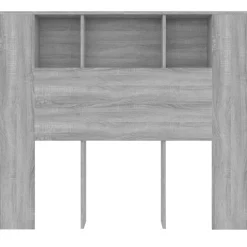 vidaXL Mueble cabecero 120x18,5x102,5 cm Gris sonoma Best