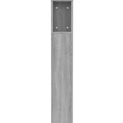 vidaXL Mueble cabecero 120x18,5x102,5 cm Gris sonoma Best