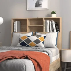 vidaXL Mueble cabecero 100x19x103,5 cm Roble Sonoma Outlet