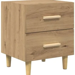 vidaXL Mueble cama con cajón Roble artesanal 40 x 35 x 47.5cm Roble artisan Discount
