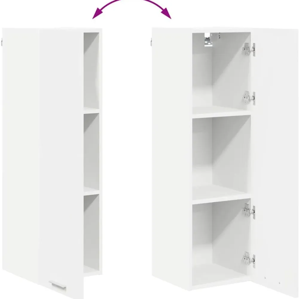 vidaXL Armarios Y Almacenamiento-Mueble colgante 30 x 31 x 100 cm Madera de ingeniería