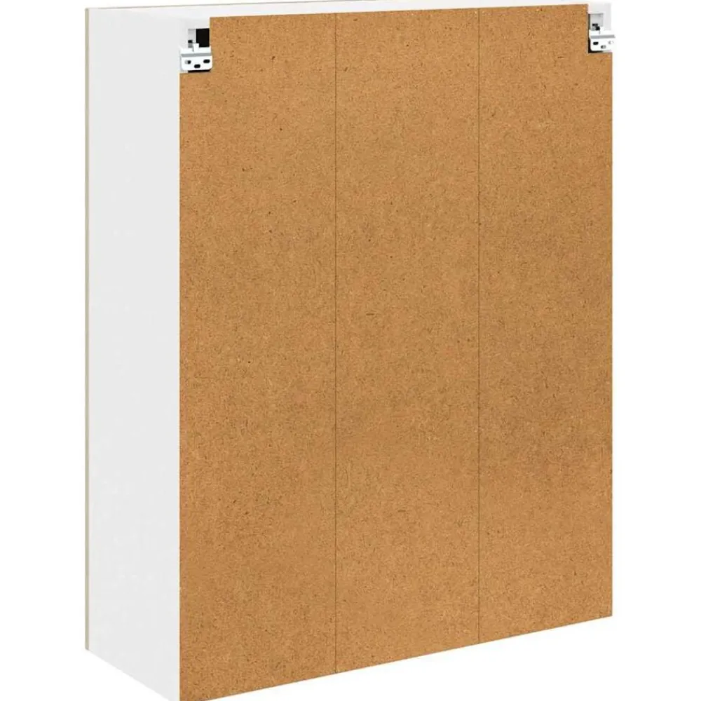 vidaXL Mueble colgante con puerta Roble Sonoma 80 x 31 x 100 cm Madera reciclada Outlet
