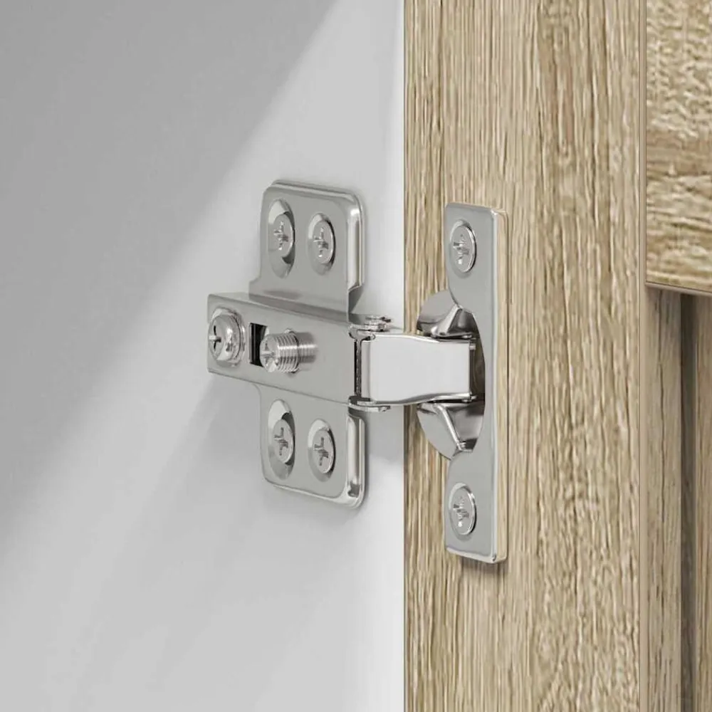 vidaXL Mueble colgante con puerta Roble Sonoma 80 x 31 x 100 cm Madera reciclada Outlet