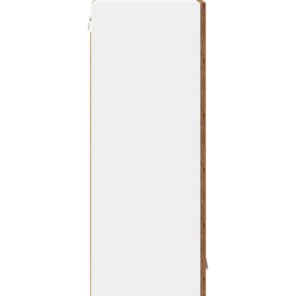 vidaXL Armarios Y Almacenamiento-Mueble colgante con almacenamiento Madera vieja 40 x 31 x 80 cm