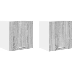 vidaXL Mueble colgante con puerta 2 pcs y 40 x 31 x 40 cm Gris sonoma Online