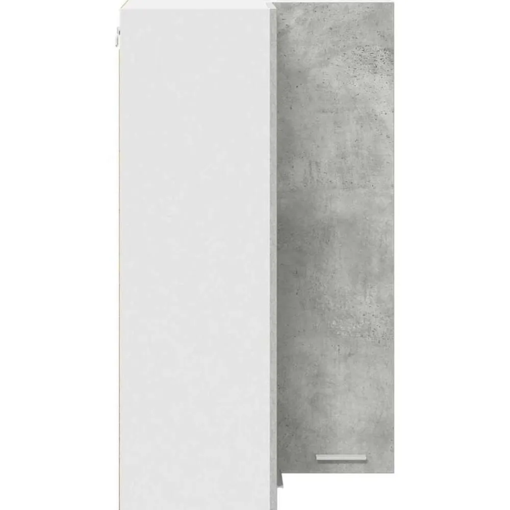 vidaXL Mueble colgante con puerta y 57 x 57 x 100 cm Gris concreto