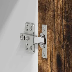 vidaXL Mueble colgante con puerta 40 x 31 x 100 cm Roble ahumado Clearance