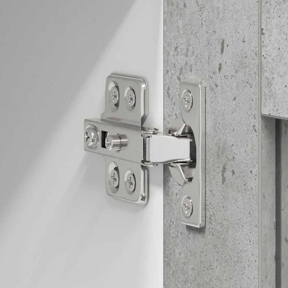 vidaXL Mueble colgante con puerta 40 x 31 x 100 cm Gris concreto Outlet