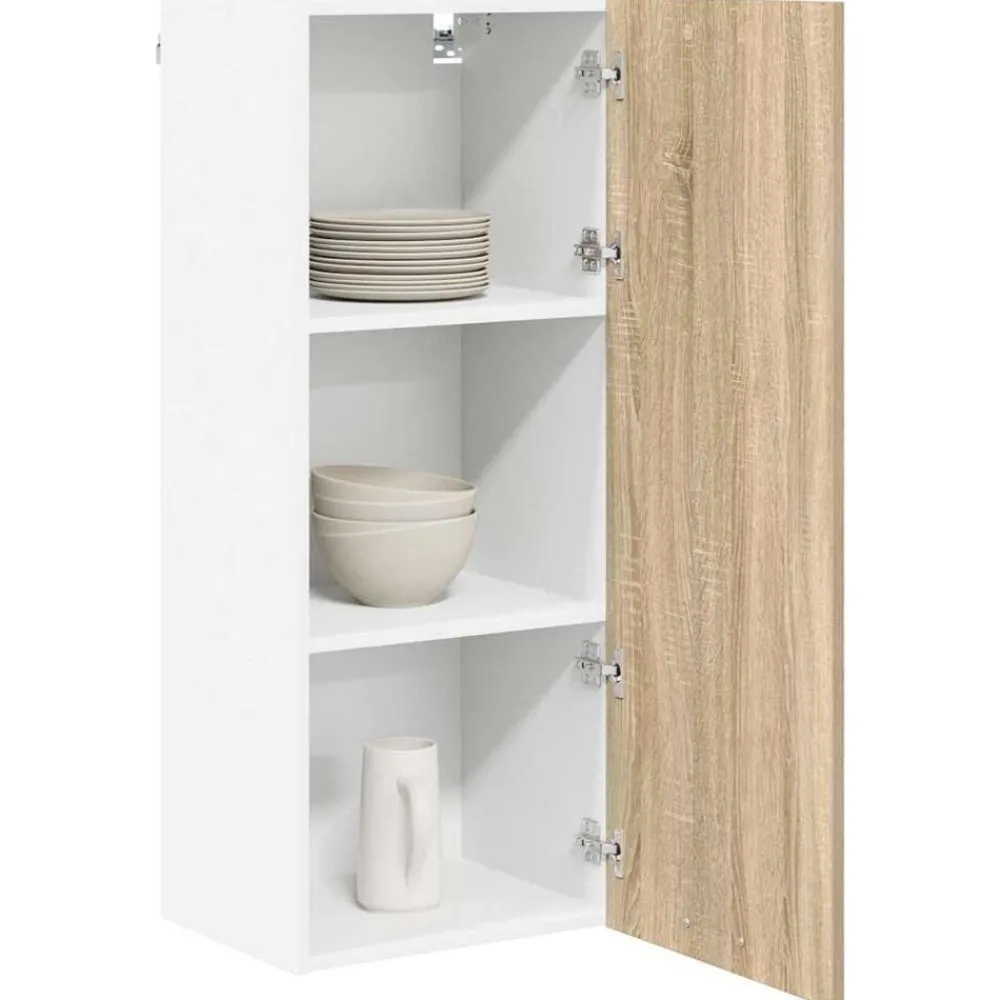 vidaXL Armarios Y Almacenamiento-Mueble colgante con puerta Roble Sonoma 40 x 31 x 100 cm