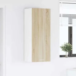 vidaXL Armarios Y Almacenamiento-Mueble colgante con puerta Roble Sonoma 40 x 31 x 100 cm