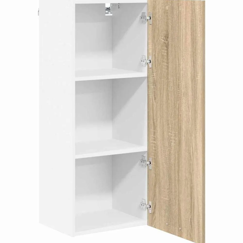 vidaXL Armarios Y Almacenamiento-Mueble colgante con puerta Roble Sonoma 40 x 31 x 100 cm