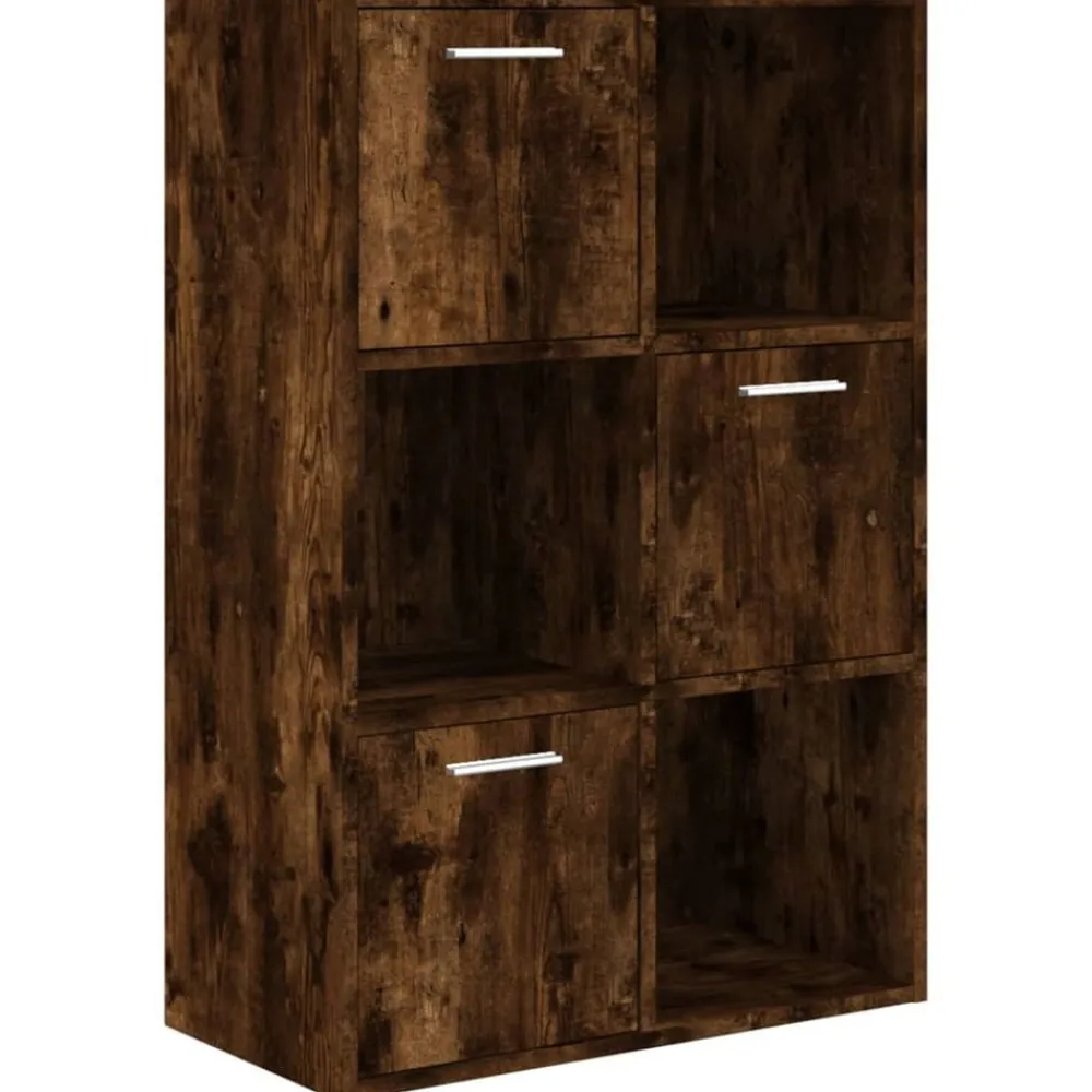 vidaXL Mueble de almacenaje 60x29,5x90 cm Roble ahumado Hot