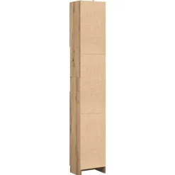 vidaXL Conjuntos De Muebles-Mueble de baño Artisan Oak 32x25,5x190 cm Madera de ingeniería