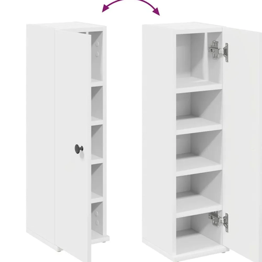 vidaXL Conjuntos De Muebles-Mueble de baño con portarrollos 20,5x22x72 cm