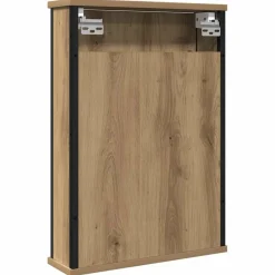 vidaXL Mueble de baño con espejo de roble artesanal 42x12x60 cm Roble artisan Online
