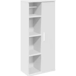 vidaXL Conjuntos De Muebles-Mueble de baño con portarrollos 39x22x90 cm