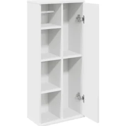 vidaXL Conjuntos De Muebles-Mueble de baño con portarrollos 39x22x90 cm