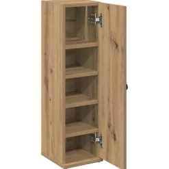 vidaXL Conjuntos De Muebles-Mueble de baño con portarrollos 20,5x22x72 cm