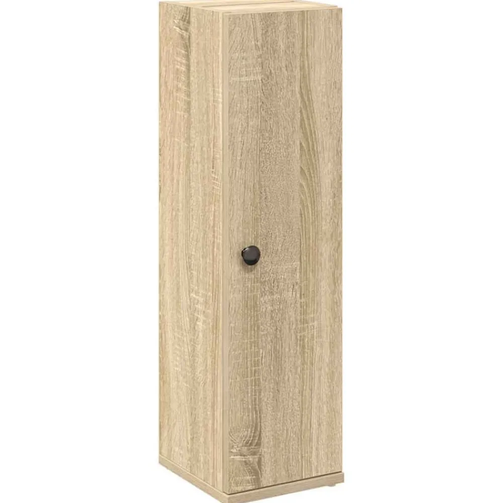 vidaXL Mueble de baño con portarrollos 20,5x22x72 cm Roble Sonoma Best