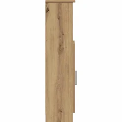 vidaXL Mueble de baño con portarrollos 20,5x22x90 cm Roble artisan Outlet