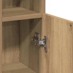 vidaXL Mueble de baño con portarrollos 20,5x22x90 cm Roble artisan Outlet