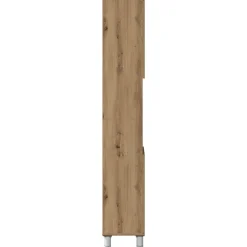 vidaXL Mueble de baño madera de ingeniería 30x30x179 cm Roble artisan