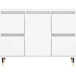 vidaXL Conjuntos De Muebles-Mueble de baño madera de ingeniería 80x33x60 cm