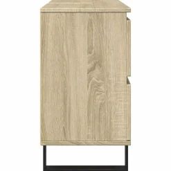 vidaXL Armarios Y Almacenamiento-Mueble de baño madera de ingeniería 80x33x60 cm