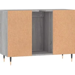 vidaXL Mueble de baño madera de ingeniería 80x33x60 cm Gris sonoma Clearance