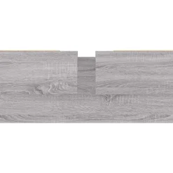vidaXL Mueble de baño madera de ingeniería 80x33x60 cm Gris sonoma Clearance