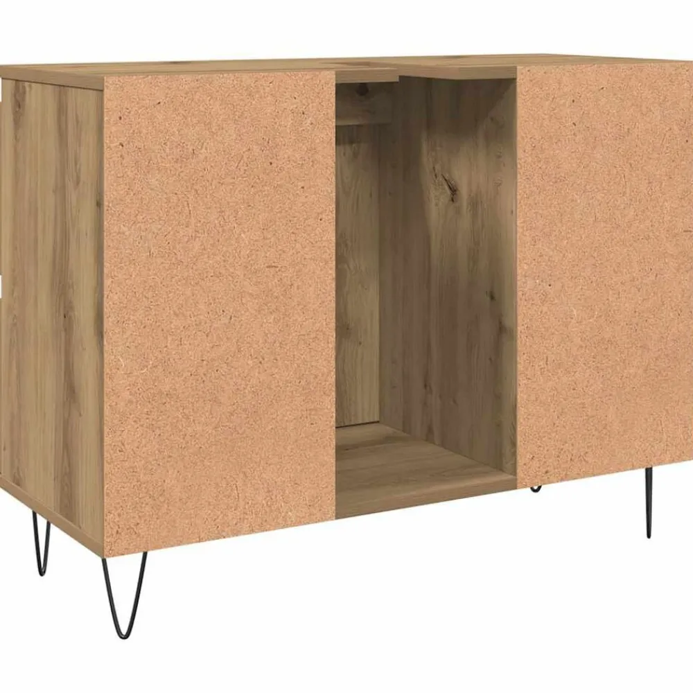 vidaXL Conjuntos De Muebles-Mueble de baño madera de ingeniería 80x33x60 cm
