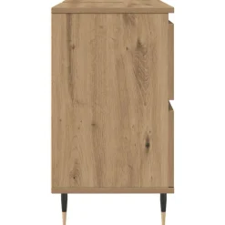vidaXL Conjuntos De Muebles-Mueble de baño madera de ingeniería 80x33x60 cm