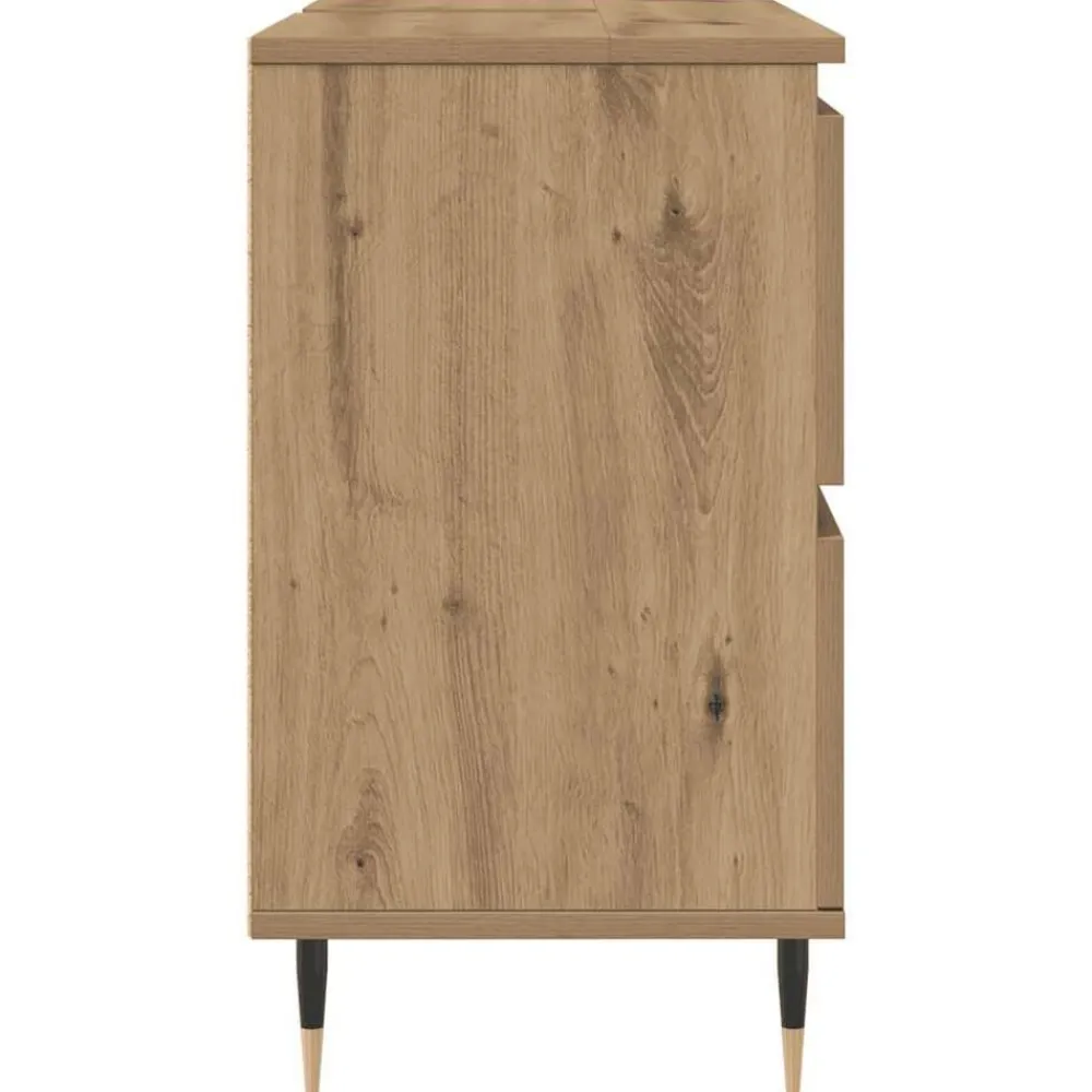 vidaXL Conjuntos De Muebles-Mueble de baño madera de ingeniería 80x33x60 cm