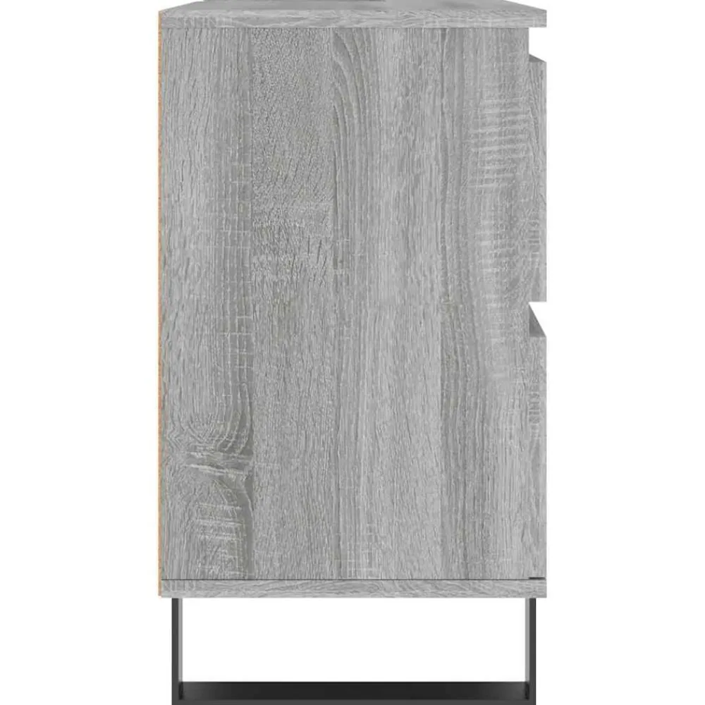 vidaXL Armarios Y Almacenamiento-Mueble de baño madera de ingeniería 80x33x60 cm