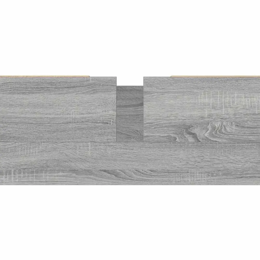 vidaXL Armarios Y Almacenamiento-Mueble de baño madera de ingeniería 80x33x60 cm