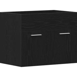 vidaXL Mueble de baño para lavabo de 60x38,5x46 cm Roble negro Sale
