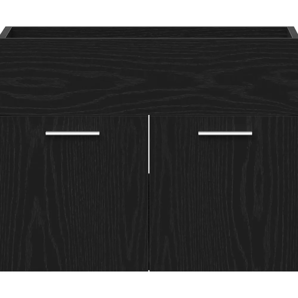 vidaXL Mueble de baño para lavabo de 60x38,5x46 cm Roble negro Sale