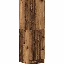 vidaXL Estanterías-Mueble de cocina 3 piezas madera contrachapada madera vieja
