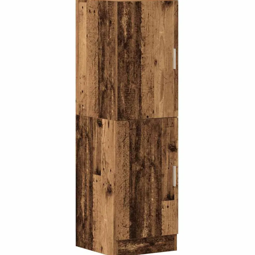 vidaXL Estanterías-Mueble de cocina 3 piezas madera contrachapada madera vieja