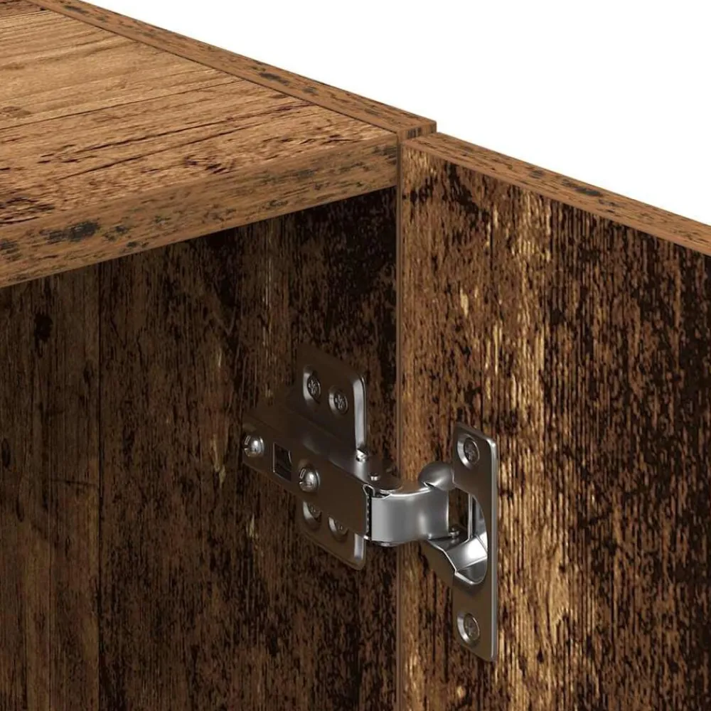 vidaXL Estanterías-Mueble de cocina 3 piezas madera contrachapada madera vieja