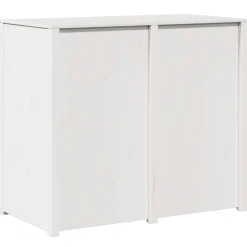 vidaXL Mueble de Cocina con estante MEPPEL Cálido 106 x 55 x 92 cm Madera de pino blanca