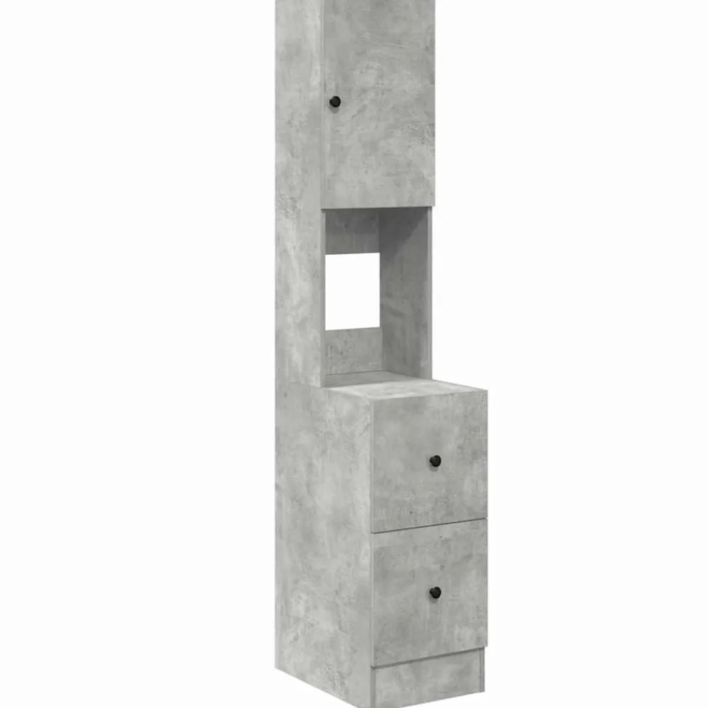 vidaXL Armarios Y Almacenamiento-Mueble de Cocina Gris 35 x 50 x 180 cm Madera de ingeniería