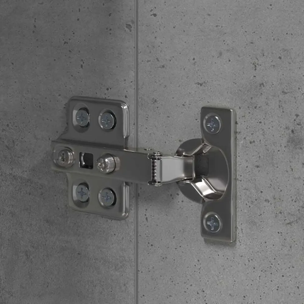vidaXL Armarios Y Almacenamiento-Mueble de Cocina Gris 35 x 50 x 180 cm Madera de ingeniería
