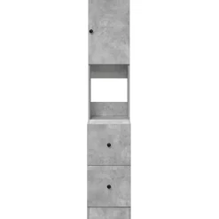 vidaXL Armarios Y Almacenamiento-Mueble de Cocina Gris 35 x 50 x 180 cm Madera de ingeniería