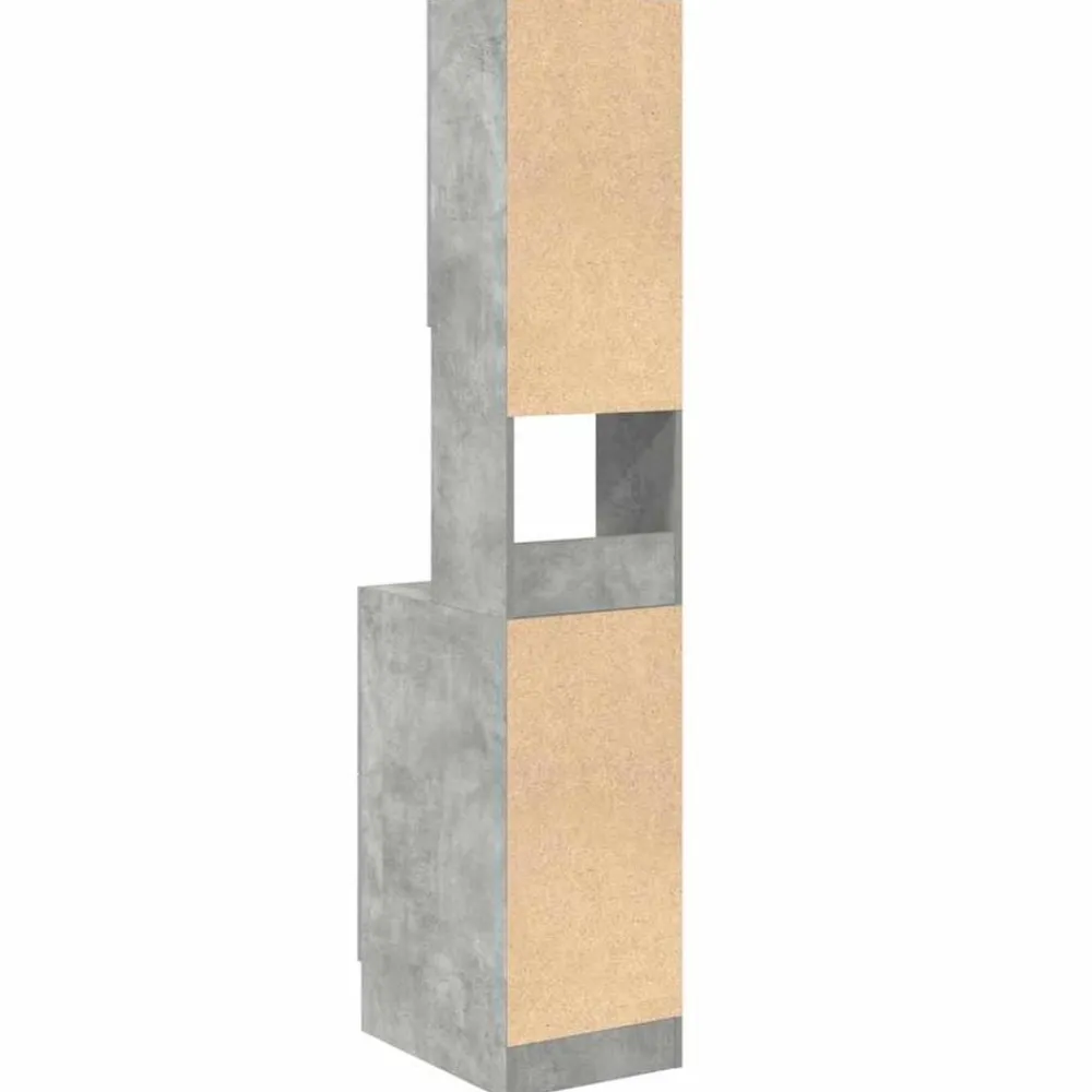 vidaXL Armarios Y Almacenamiento-Mueble de Cocina Gris 35 x 50 x 180 cm Madera de ingeniería