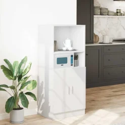 vidaXL Mueble de cocina madera de ingeniería 57x41,5x131,5 cm Blanco Clearance